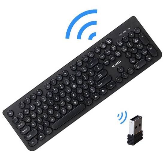 Inteligentna Klawiatura Bezprzewodowa USB 2,4GHz KAKU Smart Keyboard (KSC-464) czarna