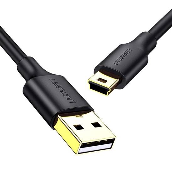 Kabel 0.25m USB - Mini USB UGREEN US132 czarny