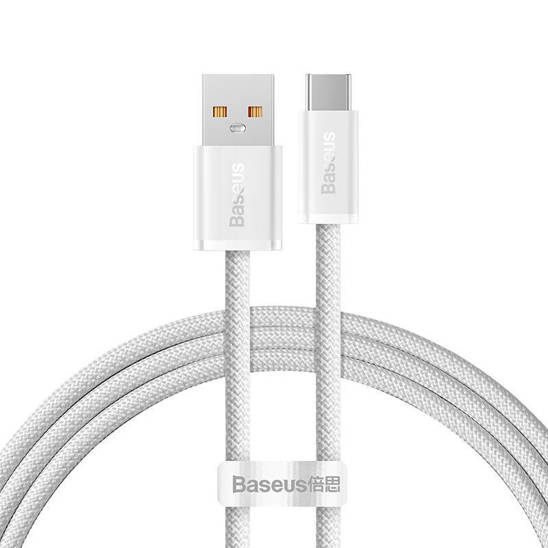 Kabel 100W 1m USB - USB-C Baseus Dynamic Series biały