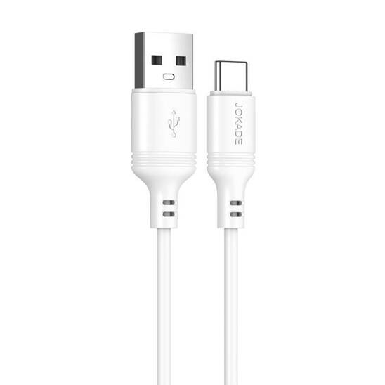 Kabel 2m 3A (USB - USB-C) Ładowanie i Transfer Danych Jokade Bohao (JA007) biały