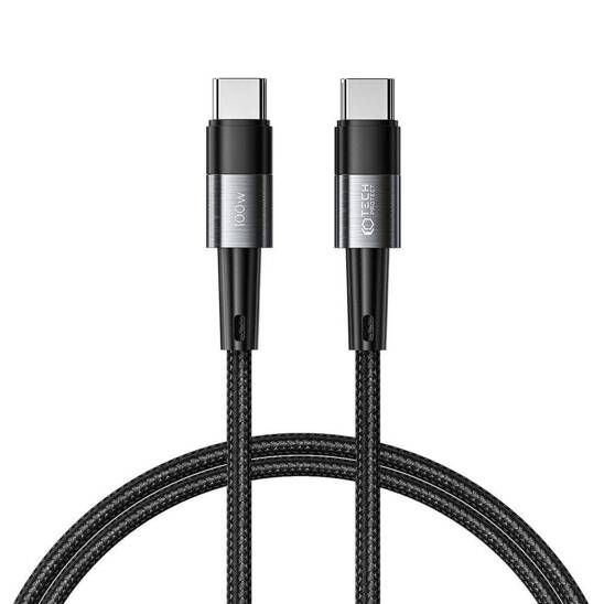 Kabel 5A PD100W 1m USB-C - USB-C Tech-Protect Ultraboost szary