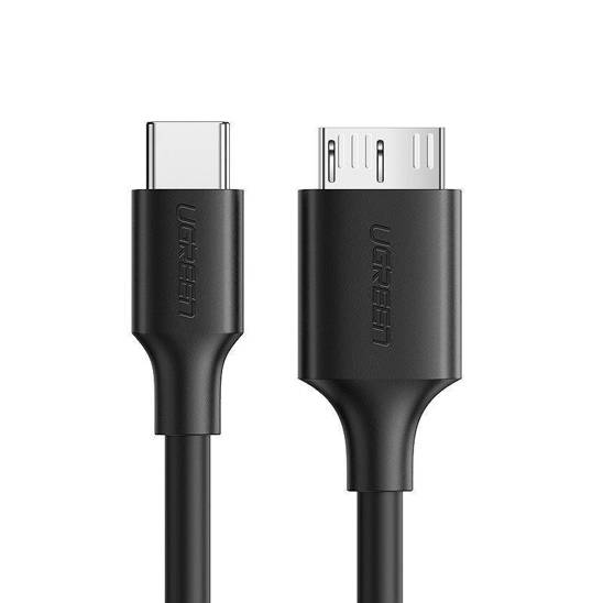 Kabel Micro-B USB 3.0 - USB-C UGREEN 1m (czarny)