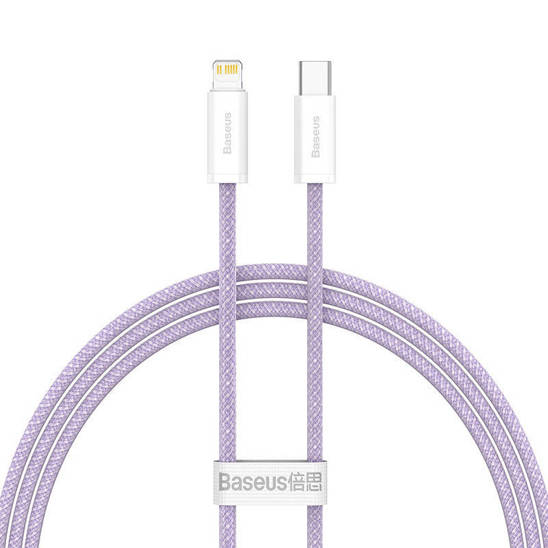 Kabel USB-C do Lightning Baseus Dynamic Series, 20W, 1m (fioletowy)