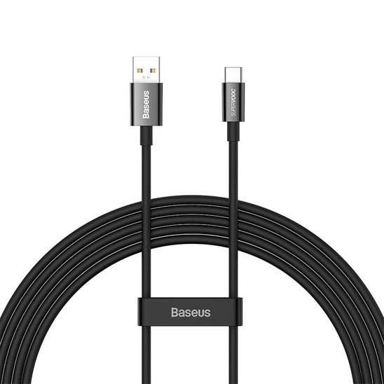 Kabel USB do USB-C Baseus Superior Series, 65W, 2m (czarny)