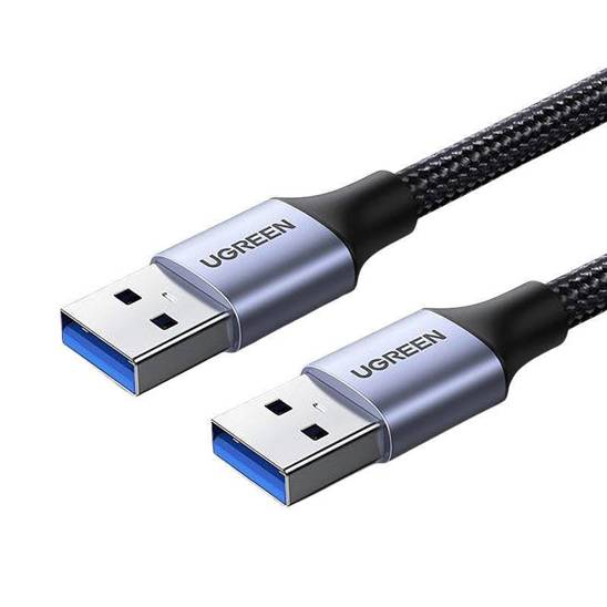 Kabel USB3.0, USB-A męski do USB-A męski,  UGREEN 2A, 2m (czarny)