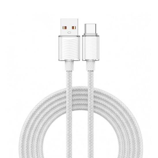 Kabel VIDVIE CB4024 USB/Type C 6A, 1.2m biały