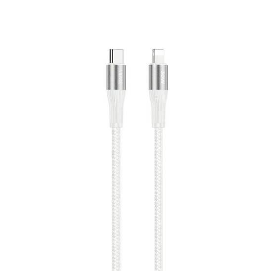 Kabel VIDVIE CB4038 Type C/iPhone 30W, 3m biały