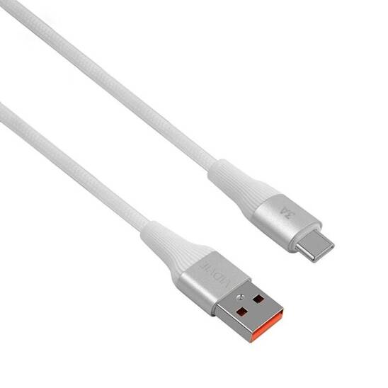 Kabel VIDVIE CB4038 USB/Type C 3A, 1m biały