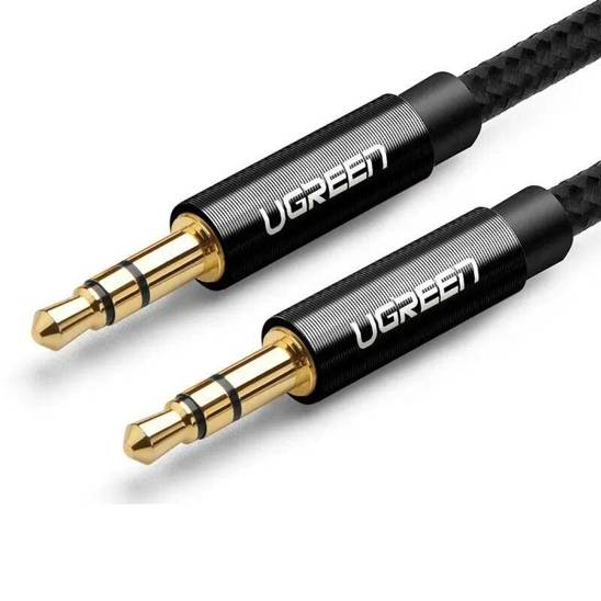 Kabel mini jack 3,5mm AUX UGREEN 1m (czarny)