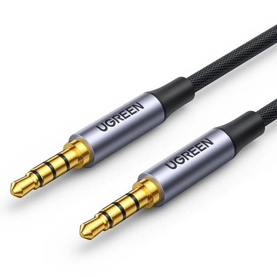 Kabel mini jack 3.5mm UGREEN AV183, AUX, 3m (czarny)