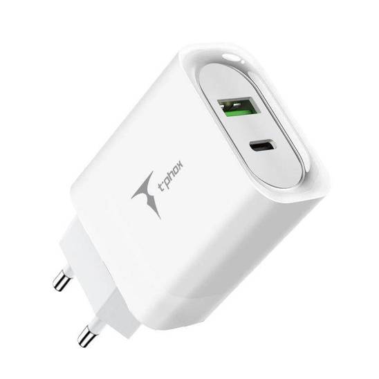 ŁAD SIEC T-PHOX STUDY SERIES T-PP07 47W USB/USB-C WHITE