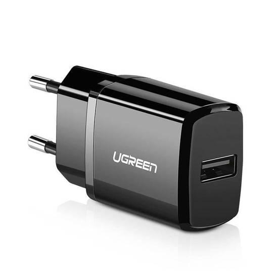 Ładowarka sieciowa UGREEN ED011, USB, 2.1A (czarna)