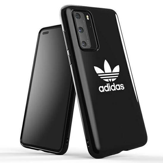 Oryginalne Etui HUAWEI P40 Adidas OR Snap Case Trefoil czarne