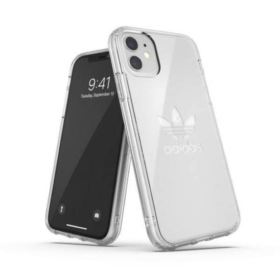 Oryginalne Etui IPHONE 11 Adidas OR PC Case Big Logo (36405) transparentne