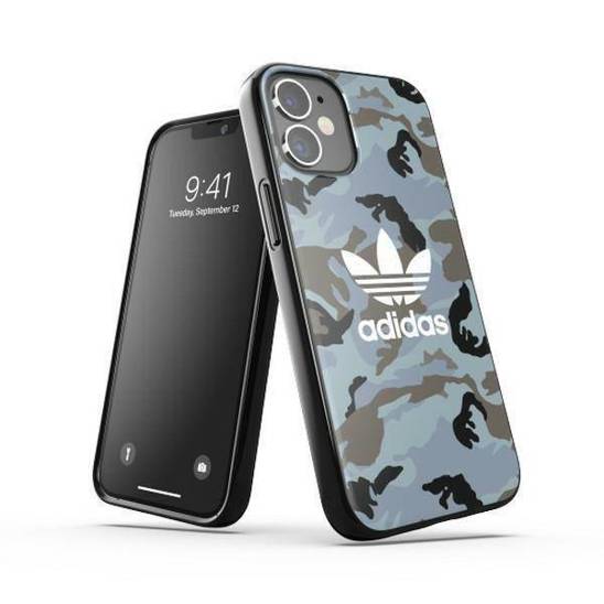 Oryginalne Etui IPHONE 12 MINI Adidas OR Snap Case Camo niebieskie