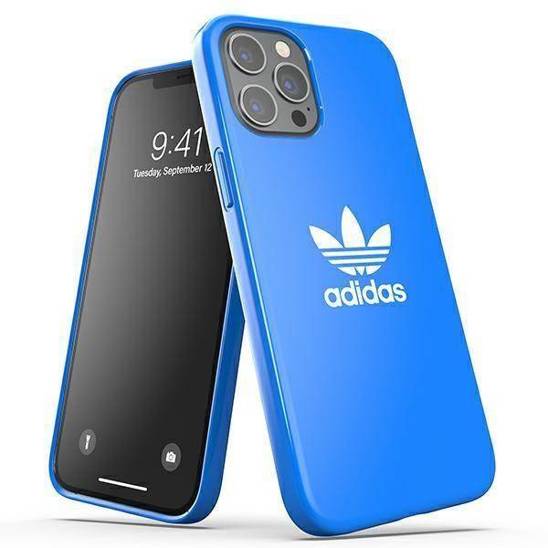 Oryginalne Etui IPHONE 12 PRO MAX Adidas OR Snap Case Trefoil niebieskie