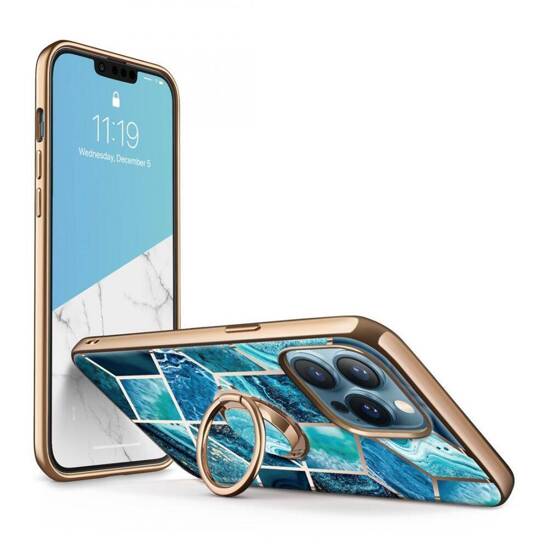 Oryginalne Etui IPHONE 13 PRO SupCase IBLSN Cosmo Snap Ocean niebieskie