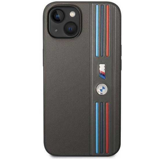 Oryginalne Etui IPHONE 14 BMW Tricolor M Collection (BMHCP14S22PPMA) szare