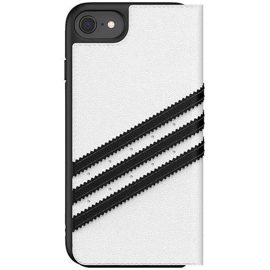 Oryginalne Etui IPHONE 6 / 6S / 7 / 8 / SE 2020 / 2022 Adidas OR Booklet Case PU (39158) białe