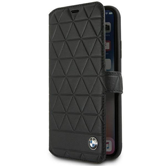 Oryginalne Etui IPHONE X / XS BMW Book Hexagon czarne