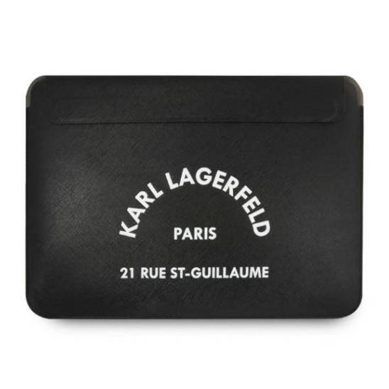 Oryginalne Etui LAPTOP 13" Karl Lagerfeld Sleeve Saffiano Rsg (KLCS133RSGSFBK) czarne