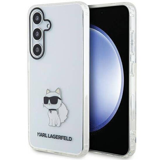 Oryginalne Etui SAMSUNG GALAXY S24 Karl Lagerfeld Hardcase IML Choupette (KLHCS24SHNCHTCT) transparentne