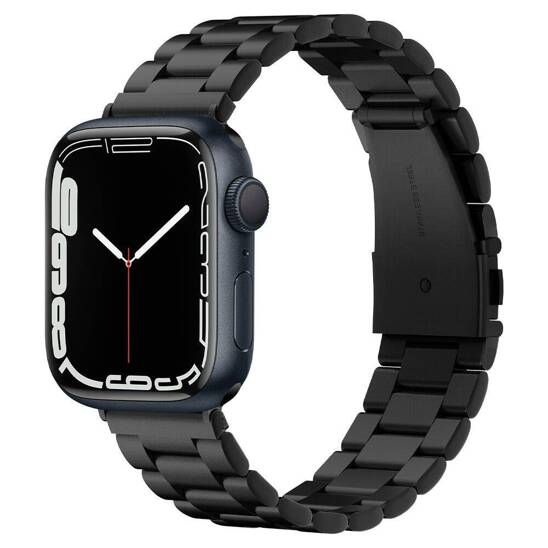 Pasek APPLE WATCH 4 / 5 / 6 / 7 / 8 / 9 / SE / ULTRA 1 / 2 (42 / 44 / 45 / 49MM) Spigen Modern Fit Band czarny