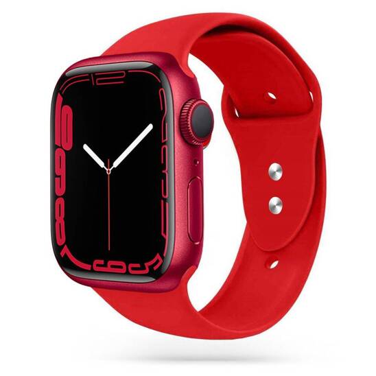 Pasek do APPLE WATCH 4 / 5 / 6 / 7 / 8 / 9 / SE (38 / 40 / 41 MM) Tech-Protect IconBand czerwone