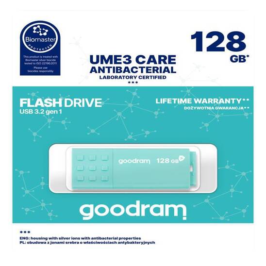 PenDrive 3.0 GOODRAM ANTIBACTERIAL 128GB