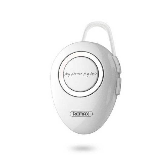 Słuchawka Bluetooth Douszna Zestaw Słuchawkowy REMAX HIFI Sound Quality Single Headset RB-T22 biała