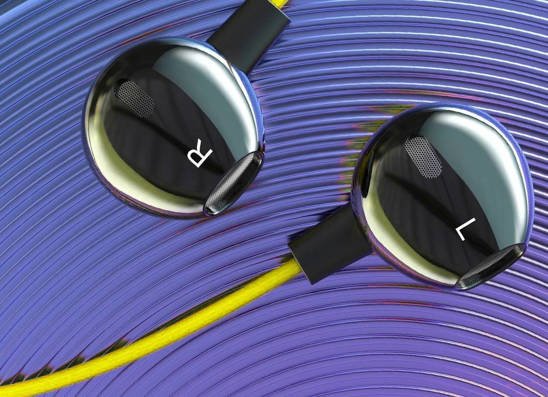 Słuchawki Douszne (mini jack 3,5mm) z Mikrofonem KAKU Universal In-ear Earphones with Mic 3.5mm (KSC-379) żółte