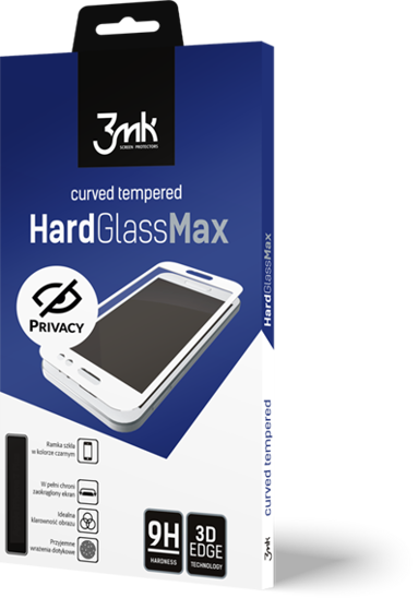 Szkło Hartowane 5D IPHONE 13 / 13 PRO 3MK Hard Glass Max Privacy