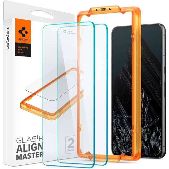 Szkło Hartowane GOOGLE PIXEL 8 PRO Spigen ALM Glas.tr 2-pack Clear