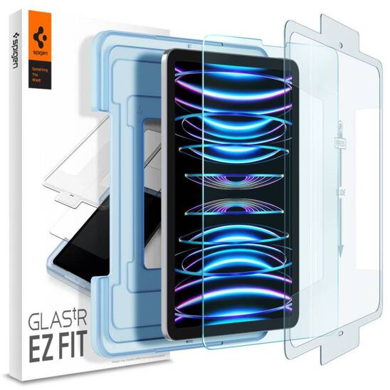 Szkło Hartowane IPAD AIR 10.9 4 / 5 / 2020-2022 / PRO 11 2 / 3 / 4 / 2020-2022 Spigen Glas.tr Ez Fit czarne