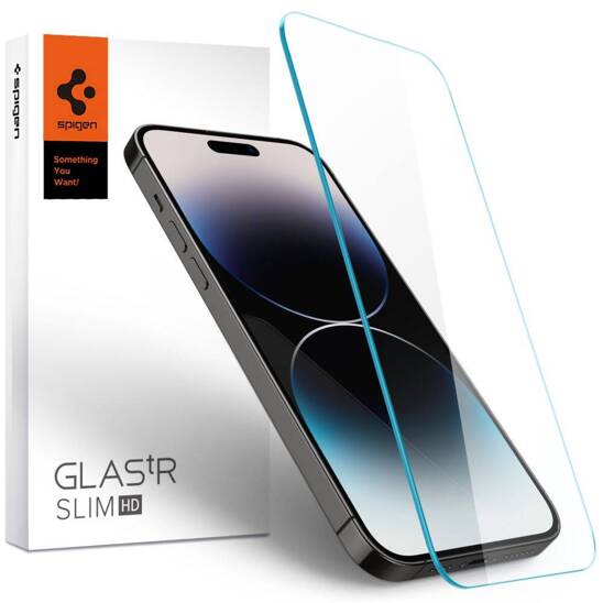 Szkło Hartowane IPHONE 14 PRO MAX Spigen Glas.tr Slim