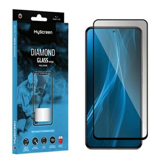 Szkło Hartowane REALME C68 4G/5G / REALME V50S MyScreen Diamond Glass Edge Full Glue czarne