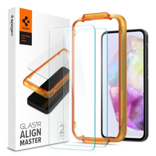 Szkło Hartowane SAMSUNG GALAXY A35 5G Spigen ALM Glas.tr 2-pack Clear