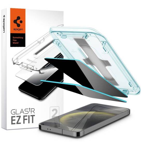 Szkło Hartowane SAMSUNG GALAXY S24+ Spigen Glas.tr "EZ Fit" Privacy 2-pack