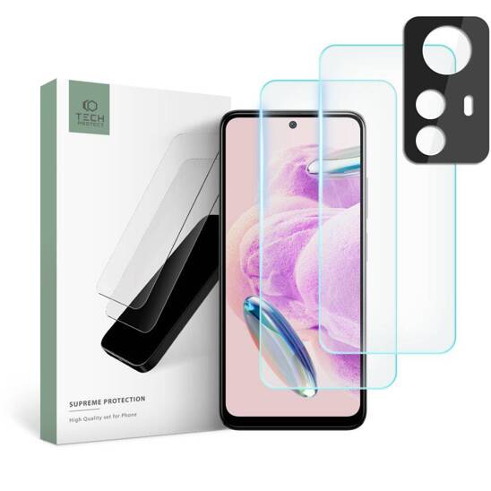 Szkło Hartowane XIAOMI REDMI NOTE 12S Tech-Protect Supreme Set Clear