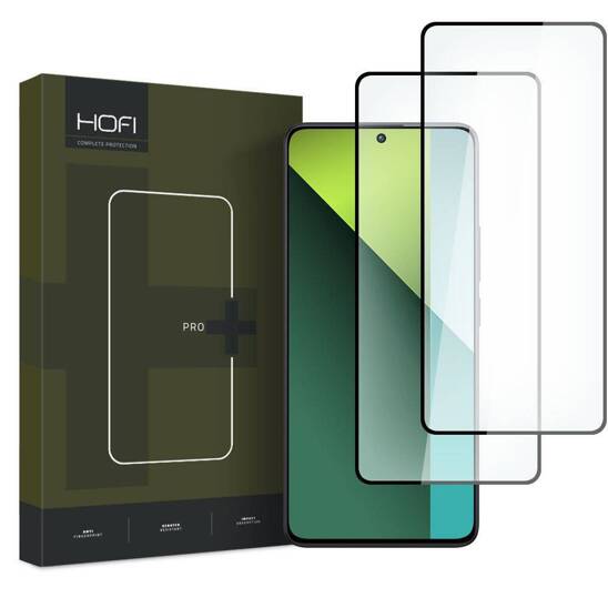 Szkło Hartowane XIAOMI REDMI NOTE 13 4G/5G / REDMI NOTE 13 PRO 5G HOFI Glass Pro+ 2-pack czarne