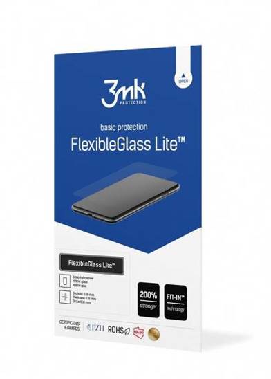 Szkło Hybrydowe IPHONE 13 / 13 PRO 3mk Flexbile Glass Lite Cienkie (0,16mm)