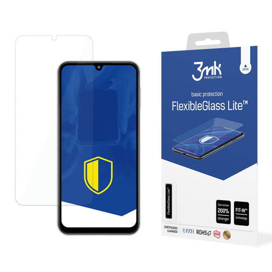 Szkło Hybrydowe SAMSUNG GALAXY M34 5G 3mk Flexbile Glass Lite Cienkie (0,16mm) Clear