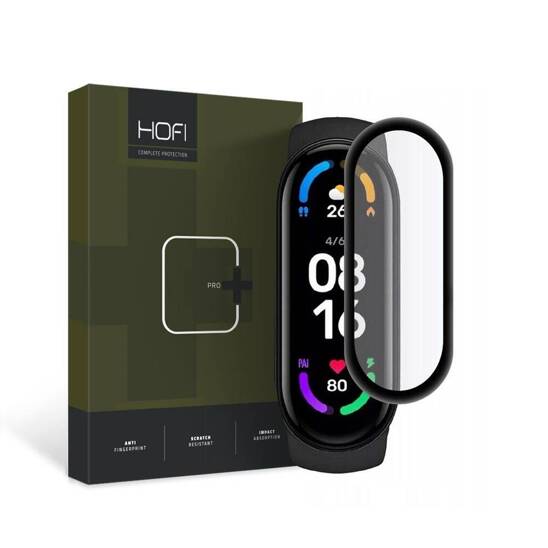 Szkło Hybrydowe XIAOMI MI SMART BAND 6 / 6 NFC Hofi Hybrid Glass czarne