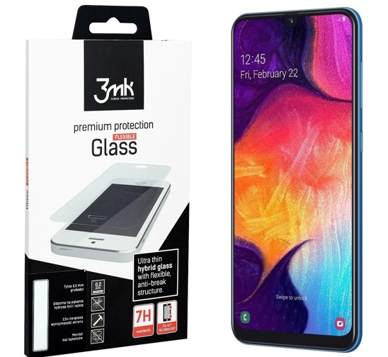 Szkło hybrydowe hartowane 3MK FLEXIBLE GLASS SAMSUNG GALAXY A50 / A30S