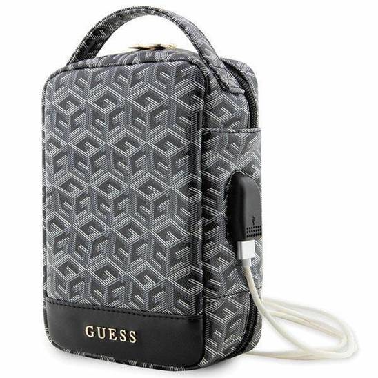 Torba Guess GCube Stripes (GUHBHGCFSEK) czarne