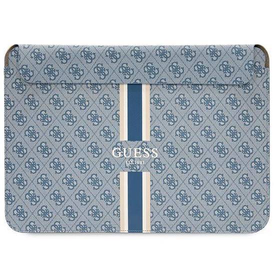 Torba LAPTOP 14" Guess Sleeve 4G Printed Stripes (GUCS14P4RPSB) niebieskie