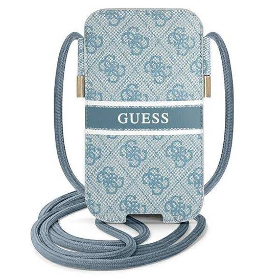 Torebka Guess 6,1" Hardcase 4G Stripe (GUPHM4GDBL) niebieskie