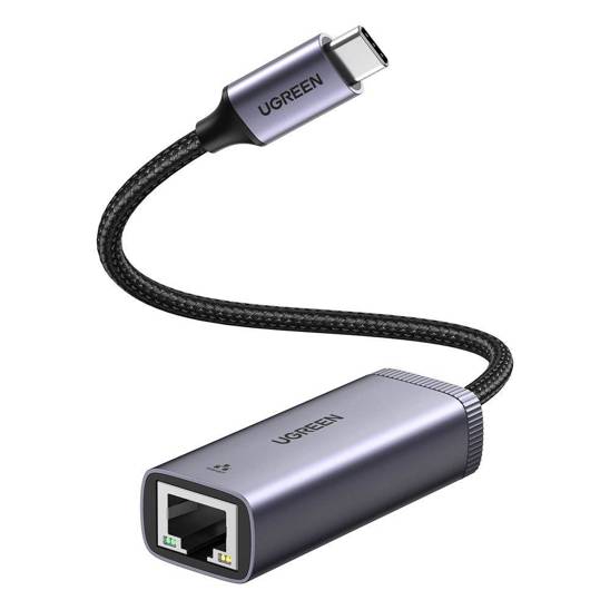 UGREEN CM483 Adapter sieciowy USB-C do RJ45 (szary)