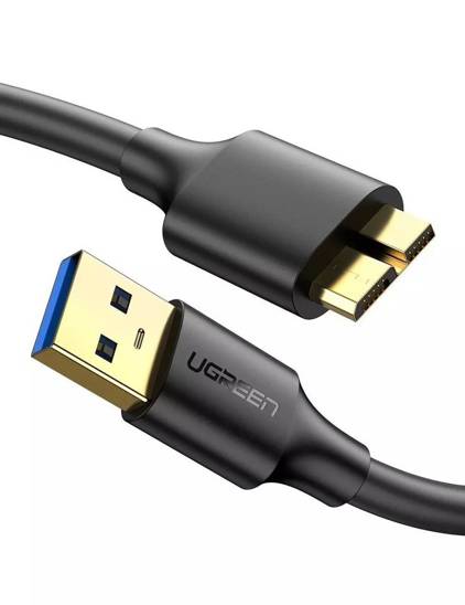 UGREEN US130 Kabel USB 3.0 - micro USB 3.0 2m (czarny)