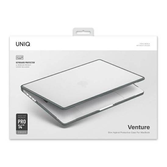 UNIQ etui Venture MacBook Pro 14" (2021) szary/charcoal frost grey